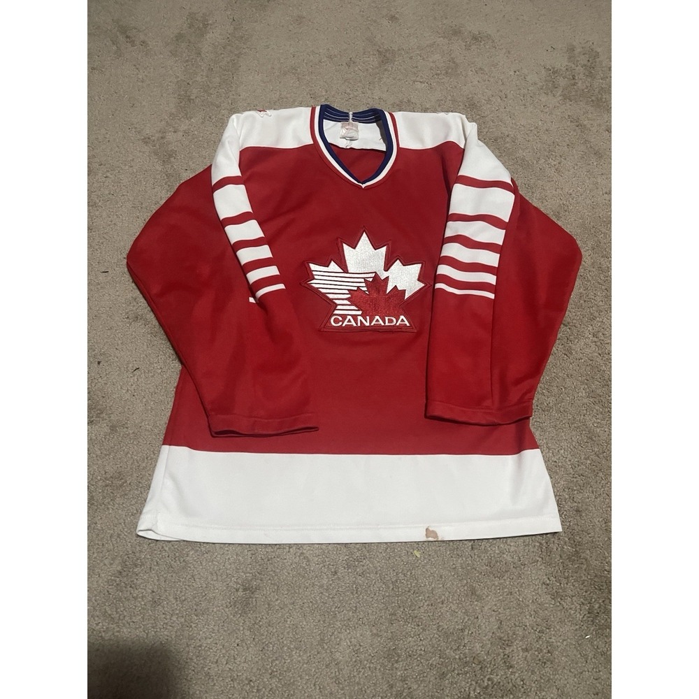 Vintage CCM Maska Canada National Hockey Team NHL Jersey Men/Adult Small